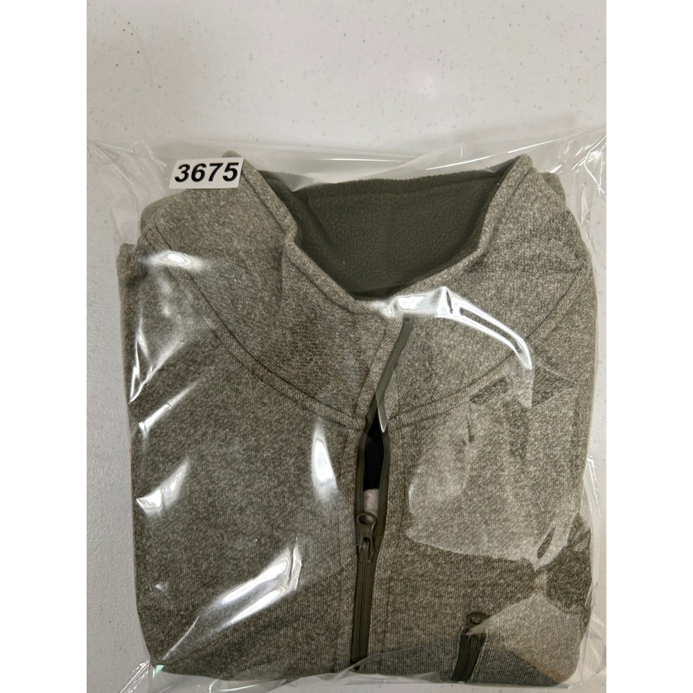 Magellan Outdoors Mens 2XL Relaxed Fit Quarter Zip Fleece Pullover Heather Grey - Picture 9 of 9